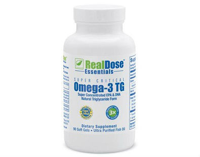 Real Dose Nutrition Super Critical Omega-3 TG fish oil supplement